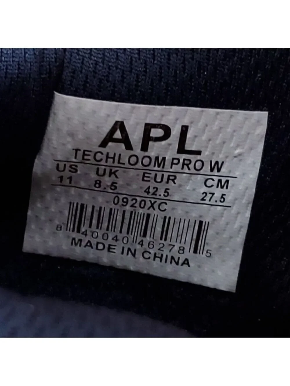 APL Athletic Propulsion Labs Techloom Pro Womens Sz 11 Navy Blue Athletic Shoes